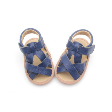 Dunkelblaue Mode Baby Kleinkind Sandalen