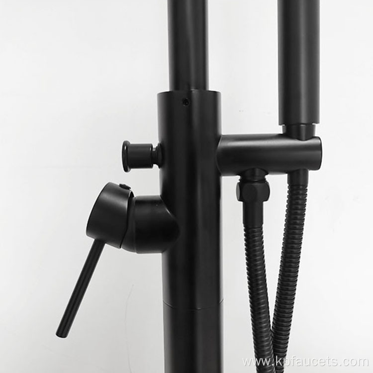 Black Freestanding Bathtub Faucet