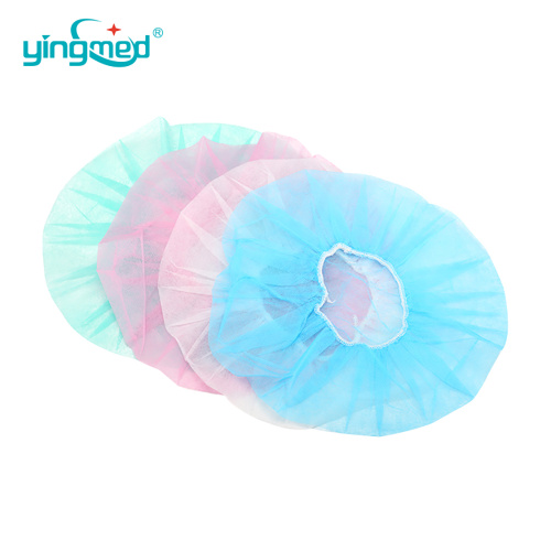 Medical Disposable Non Woven Bouffant Hair Cap Rambut