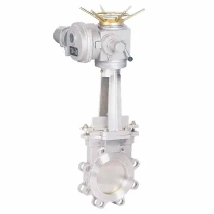 Electric knife gate valve