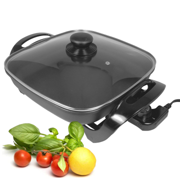 2023 Multifunctional 12-inch Portable Electric Frying Pan, Skillet, Cooking Pots, and Hot Pot Set