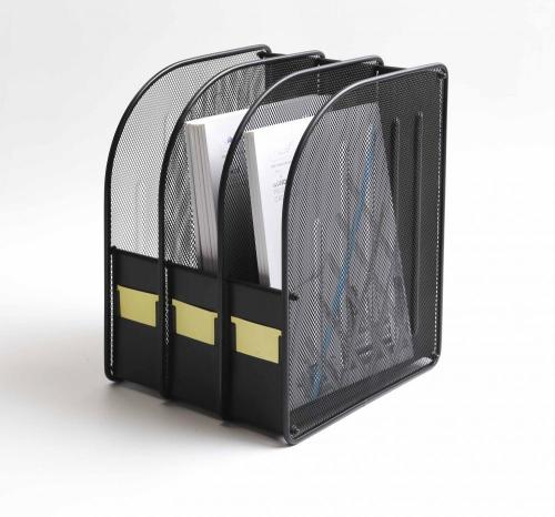 Iron Wire Mesh Table Stationery Magazine Holder