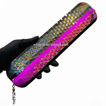 Lampe cucchiaio per flutter in metallo pesante per pesca a traina di salmone