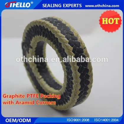 Aramid Graphite PTFE Packing for Steam Valve Pump from Hebei OTHELLO