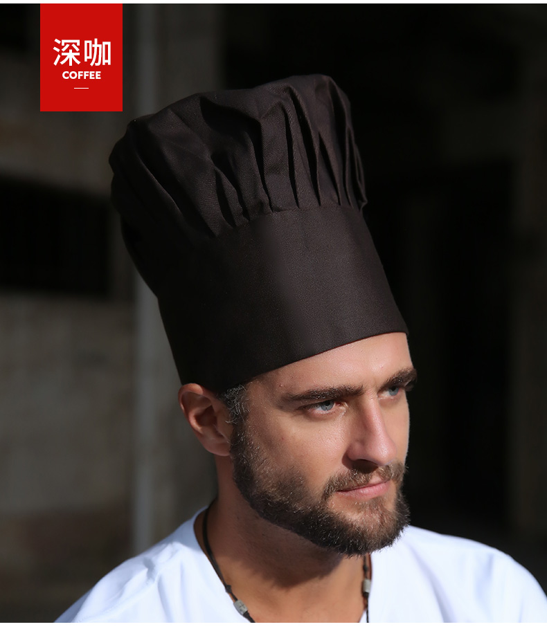 Chef hat male cotton white mushroom cap food factory catering school kitchen fume-proof work hat female