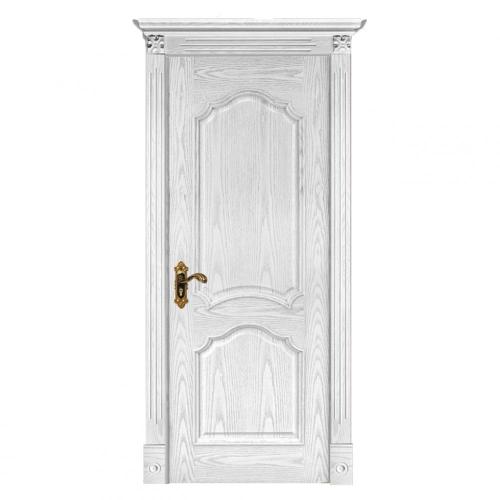 White Solid Wooden Veneer Door for Bedroom