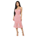 Women'S Lace Mermaid Skirt Sheer Dress