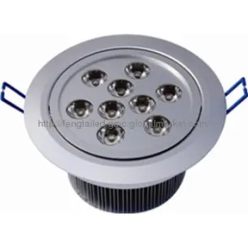 recessed High power LED ceiling light 9W/ round 9w led downlight