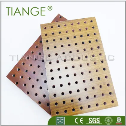 mdf wall board perforated acoustic sound absorbing panel