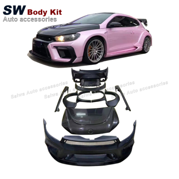 A-spec Style Body Kit R Upgrade for Volkswagen Scirocco - Aerodynamic Carbon Fiber Accessories