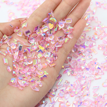 Factory Wholesale 350g/bag Transparent Resin Rhinestone: Ideal for Nail Decoration