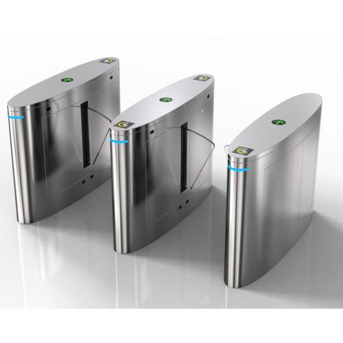 Flap Barrier Turnstile Gate com impressão digital e RFID