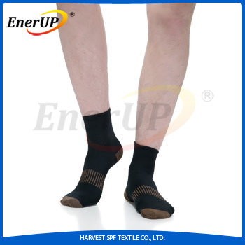 Athletic Copper Fiber Short Compression Socks