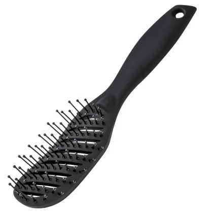Professional Private Label Scalp Massage Hairbrush for Salon Use - Curly Vent Detangling Brush