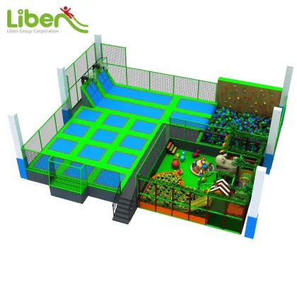 Customized trampoline park in Costa Rica