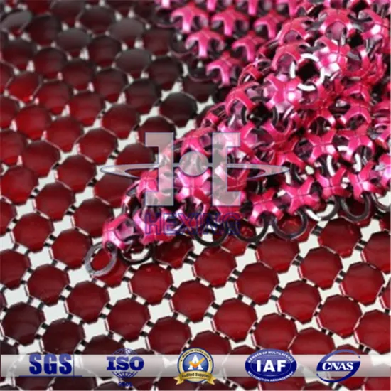 8mm Metal Sequin Mesh Fabric