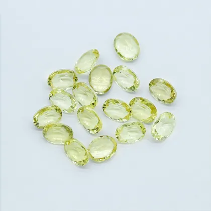 Natural Lemon Crystal Egg Shape Beautiful Lemon Quartz