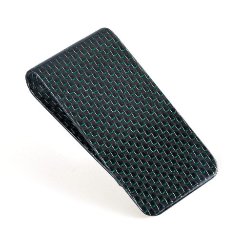 Lyx Green Carbon Fiber Money Clips Cash Clip