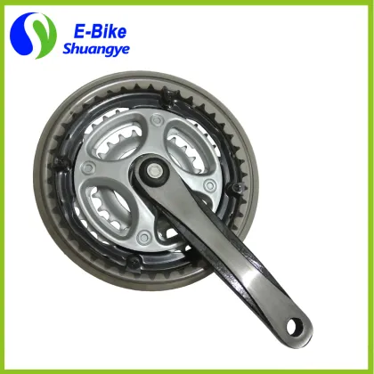 alloy electric bicycle crank and chainwheel bicycle crankset