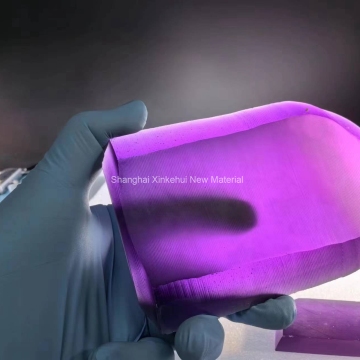 Shanghai Personalized naturale a caldo Purple Sapphire Pink Gemstone Materiale