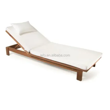 Teak Wood Outdoor Sun Lounger Furniture