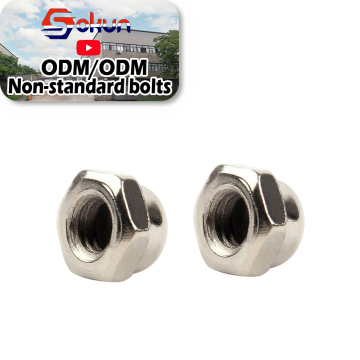 Stainless Steel DIN 1587 HEX Dome Acorn Nuts - M3 to M24