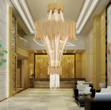 Hotel lighting chandelier custom design