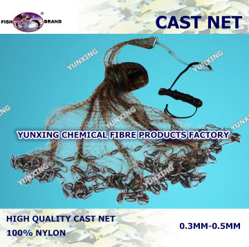 American style fishing cast net