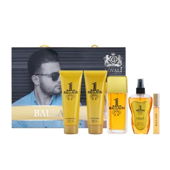 Hot Selling Lovali Organic Body Mist, Lotion, and Perfume Gift Set for Men