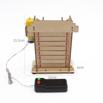 DIY STEM Wooden Electric Sliding Gate Science Educational Toy