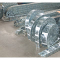 304 Tipo de puente de cadena de remolque de cables de acero inoxidable utilizado para la protección de la máquina herramienta CNC.