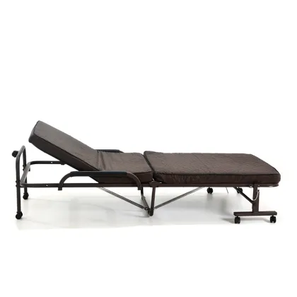 Invisible Fold Metal Bed for Lunch Break and Leisure