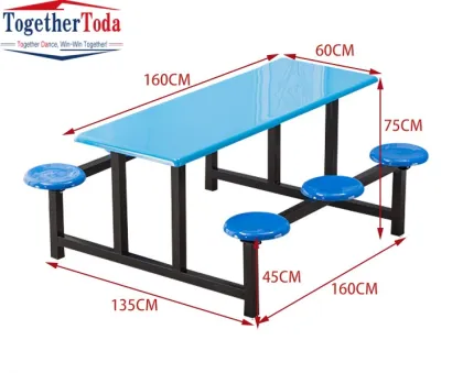 Modern Canteen dining Hall Furniture Dining Table Chair