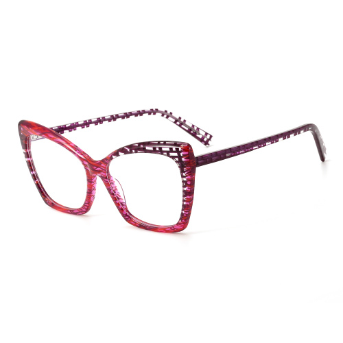 Lamination Acetate Frame For Man Cat Eye Lamination Acetate Eyewear Manufactory