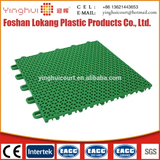 PP Modular Outdoor Interlocking Sports Flooring Basketball Court Floor O-02