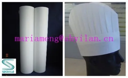 polyester nonwovens fabric for chef cap