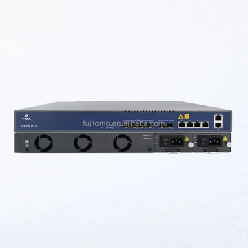 V1600G0-B V-solution Fiber Optical Terminal - 4 Port GPON OLT, 4*GPON, 2*GE RJ45, 2*10GE SFP+, AC+DC Power