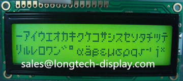 20*2 character LCD module