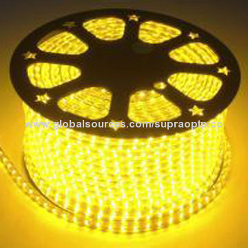 Yellow Color SMD5630 Taiwan LED Strip Light with High Flexibility and Transparency