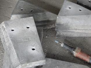 High Chrome White Iron Castings Boom Chute Liners For 3.02m