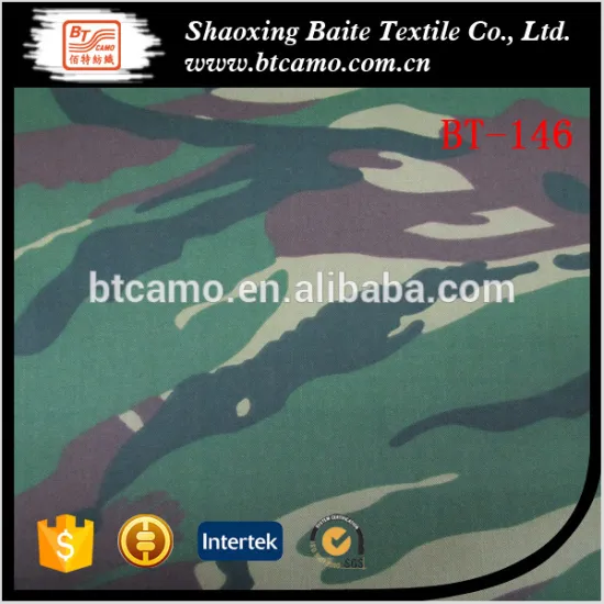 T/C Twill Forest Camouflage Fabric