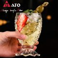 ATO Relief Mermaid Whisky Glass Cup Wine Glasses