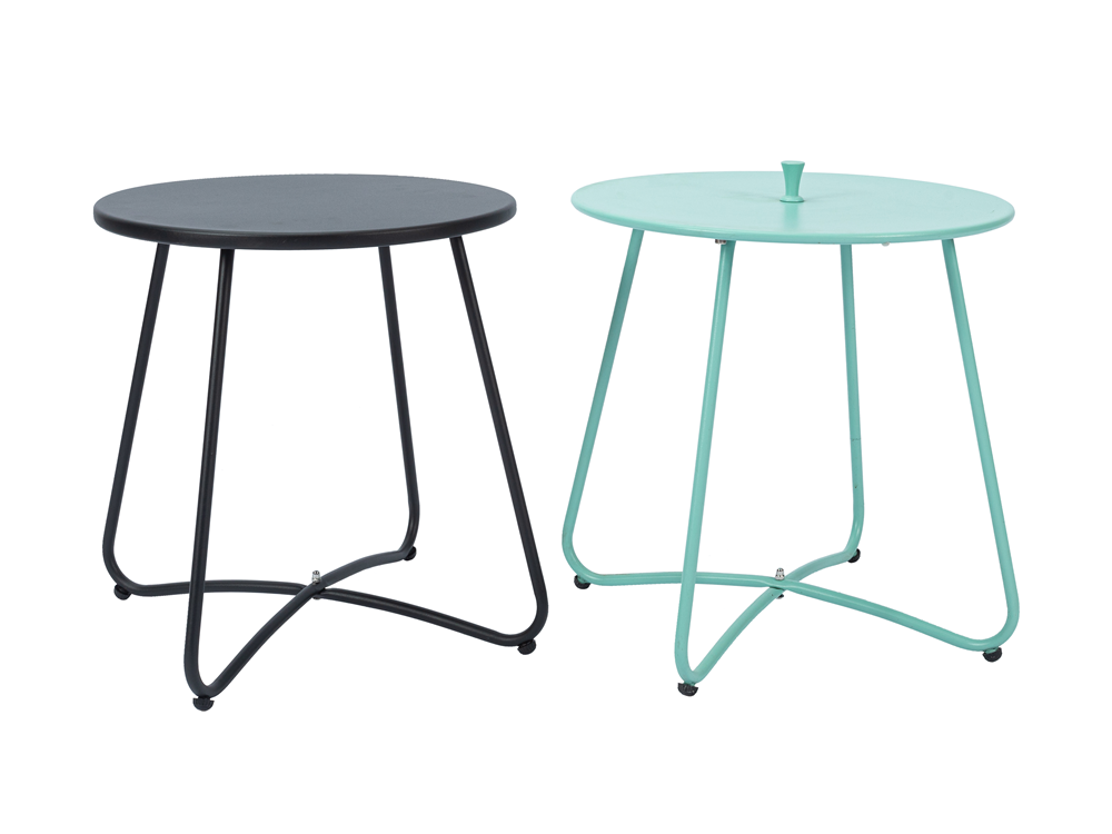 Metal Round Outdoor Side Table