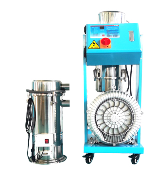 Efficient Motor Auto Vacuum Plastic Hopper Loader for Material Separation