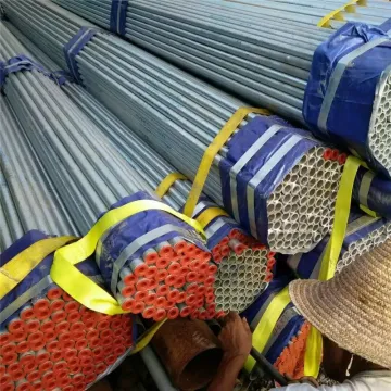 1.5 inch Hot dipped galvanized seamless steel pipes