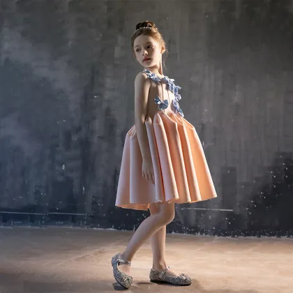 Children's Dress with Skirt and Bow - Girls' Clothing