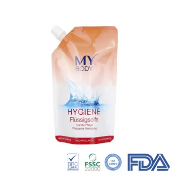 stand up Hand Soapliquid spout  Bag