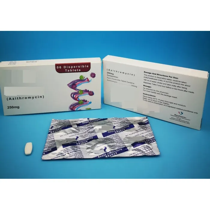 أزيثروميسين أقراص قابلة للتشتت 250 ملغ