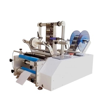Machine d'étiquetage de bouteille ronde et plate: Impression et étiquetage de bouteille de bière et machine à étiqueter