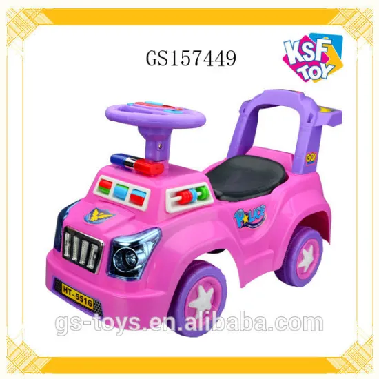 Newest Item Children Ride On Car Free Wheel Car With Light Music